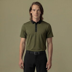 ���@�[�X�g �����Y �g�b�v�X �|���V���c �J���[�u���b�N VRST Men's Golf Performance Colorblock Polo Grape Leaf Green �O���[��