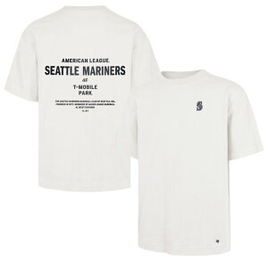 �t�H�[�e�B�[�Z�u�� �����Y �g�b�v�X T�V���c '47 Men'seattle Mariners White Leon Foundation T-Shirt NoColor �z���C�g