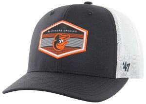 �t�H�[�e�B�[�Z�u�� �����Y �A�N�Z�T���[ �X�q '47 Adult Baltimore Orioles Black Burgess Adjustable Trucker Hat NoColor �u���b�N