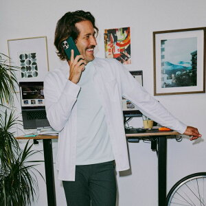 ���@�[�X�g �����Y �g�b�v�X �V���c VRST Men's Limitless Long Sleeve Button Up Shirt Pure White �z���C�g