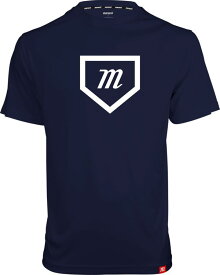 【送料無料】 マルーシ メンズ シャツ トップス Marucci Men's Home Plate Performance T-Shirt Navy Blue