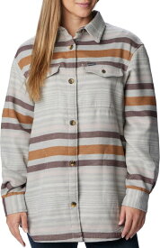 【送料無料】 コロンビア レディース ジャケット・ブルゾン アウター Columbia Women's Calico Basin Shirt Jacket Grey Heathered Stripe