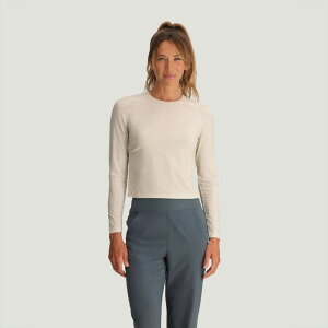 �t���[ �t���C ���f�B�[�X �g�b�v�X �V���c Free Fly Women's Elevate Lightweight Fitted Long Sleeve Shirt Heather Birch �w�U�[