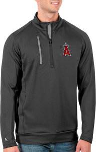 �A���e�B�O�A �����Y �g�b�v�X �V���c �g�[�� Antigua Men's Tallos Angeles Angels Generation Carbon Half-Zipullover NoColor