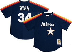 �~�b�`�F��&�l�X �����Y �g�b�v�X �V���c ���b�V�� �W���[�W�[ Mitchell & Ness Men's Nolan Ryan #34 Navy Cooperstown Alternate Mesh Batting Practice Jersey NoColor �l�C�r�[