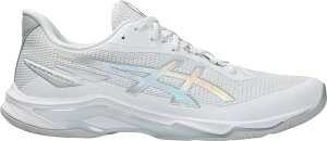 �A�V�b�N�X ���f�B�[�X �V���[�Y �X�j�[�J�[ ASICS NETBURNER BALLISTIC FF 4 Volleyball Shoes White/Pure Silver �z���C�g