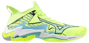 �~�Y�m ���f�B�[�X �V���[�Y �X�j�[�J�[ Mizuno Wave Lightning Neo 3 Volleyball Shoes Green/Blue �u���[