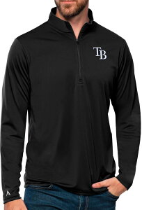 �A���e�B�O�A �����Y �g�b�v�X �V���c Antigua Men's Tampa Bay Rays Black Tribute 1/4 Zipullover NoColor �u���b�N