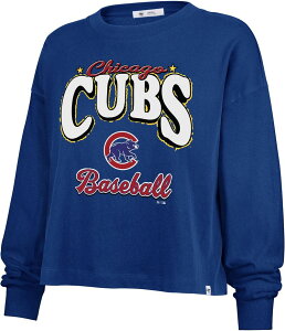 �t�H�[�e�B�[�Z�u�� ���f�B�[�X �g�b�v�X �V���c '47 Women's Chicago Cubs Blue Sydney Vibe Long Sleeve Shirt NoColor �u���[