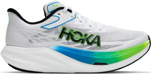 �z�J�I�l�I�l ���f�B�[�X �V���[�Y �X�j�[�J�[ HOKA Rocket X 3 Running Shoes Frost/Electric Lime ���C��