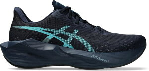 �A�V�b�N�X �����Y �V���[�Y �X�j�[�J�[ ASICS Men's NOVABLAST 6 Running Shoes Midnight/Energy Aqua �A�N�A