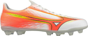 �~�Y�m �����Y �V���[�Y �X�j�[�J�[ Mizuno Alpha II Select FG Soccer Cleats White/Orange �z���C�g