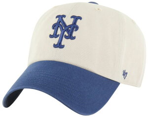 �t�H�[�e�B�[�Z�u�� ���f�B�[�X �A�N�Z�T���[ �X�q '47 Adult New York Mets Cream 2-Tone Clean Up Hat NoColor �N���[��
