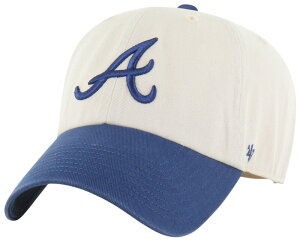 �t�H�[�e�B�[�Z�u�� ���f�B�[�X �A�N�Z�T���[ �X�q '47 Adult Atlanta Braves Cream 2-Tone Clean Up Hat NoColor �N���[��