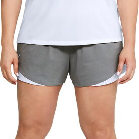 【送料無料】 アンダーアーマー レディース ハーフパンツ・ショーツ ボトムス Under Armour Women's Play Up 3.0 3" Shorts True Gray Heather/White