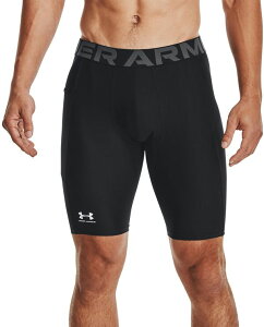 yz A_[A[}[ Y n[tpcEV[c {gX Under Armour Men's HeatGear Long Compression 9" Shorts Black/Pitch Gray