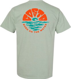 【送料無料】 コスタデルマール メンズ Tシャツ トップス Costa Del Mar Men's Sun Blocks T-Shirt Bay Green