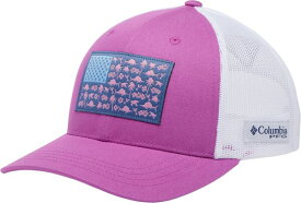 【送料無料】 コロンビア レディース 帽子 アクセサリー Columbia Women's PFG Fish Flag Snapback Hat Bright Lavender/Wht/Fsh F