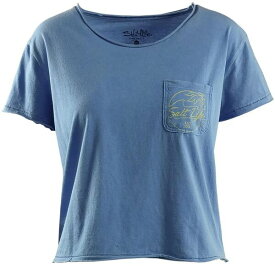 【送料無料】 ソルトライフ レディース シャツ トップス Salt Life Women's Smooth Paradise Crop Top Azure Blue