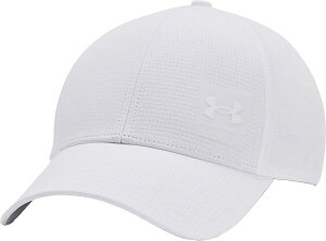 yz A_[A[}[ Y Xq ANZT[ Under Armour Men's Iso-Chill AmourVent Hat White/White