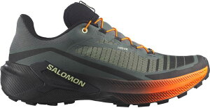 �T������ �����Y �V���[�Y �X�j�[�J�[ Salomon Men's Genesis 2 Hiking Shoes Urban Chic/Black/Lime �u���b�N