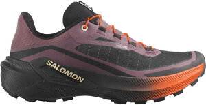 �T������ ���f�B�[�X �V���[�Y �X�j�[�J�[ Salomon Women's Genesis 2 Trail Running Shoes Huckleberry/Black/Red Orange �u���b�N