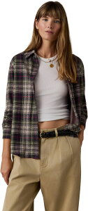�t�@���e�B ���f�B�[�X �A�E�^�[ �j�b�g�E�Z�[�^�[ �V���c Faherty Women's Legend Sweater Classic Shirt Sugar Hill Plaid �`�F�b�N