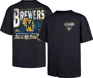 �t�H�[�e�B�[�Z�u�� �����Y �g�b�v�X T�V���c '47 Men's Milwaukee Brewers Under Bar Foundation T-Shirt NoColor