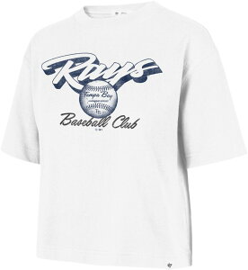 �t�H�[�e�B�[�Z�u�� ���f�B�[�X �g�b�v�X T�V���c '47 Women's Tampa Bay Rays City Shale Script-Shirt NoColor
