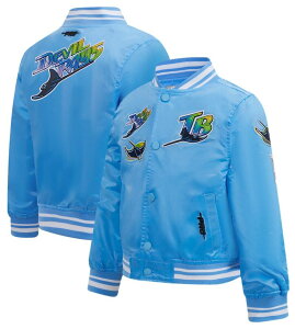 �v���X�^���_�[�h �����Y �A�E�^�[ �W���P�b�g�E�u���]�� �T�e�� Pro Standard Toddler Tampa Bay Rays Blue Classic Satin Jacket NoColor �u���[