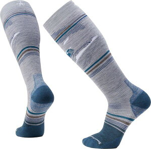 �X�}�[�g�E�[�� �����Y �A���_�[�E�F�A �C�� Smartwool Snowboard Targeted Cushion Piste Machine Over The Calf Socks Light Gray �O���[