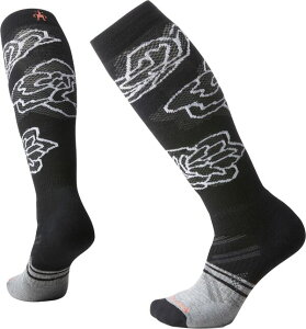 yz X}[gE[ fB[X C A_[EFA Smartwool Women's Ski Full Cushion Pattern Over The Calf Socks Black