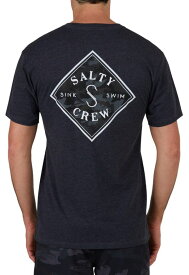 【送料無料】 ソルティークルー メンズ Tシャツ トップス Salty Crew Men's Tippet Camo-Fill Premium T-Shirt Charcoal Heather