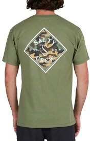 【送料無料】 ソルティークルー メンズ Tシャツ トップス Salty Crew Men's Tippet Camo-Fill Premium T-Shirt Sage Green