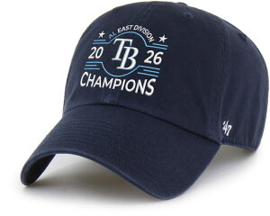 �t�H�[�e�B�[�Z�u�� ���f�B�[�X �A�N�Z�T���[ �X�q '47 Adultampa Bay Rays Division Champs 2026 Clean Up Adjustable Hat NoColor