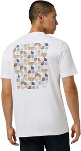 �g���r�X�}�q���[ �����Y �g�b�v�X T�V���c TravisMathew X Liberty London Men's Cloud Midweight Archer Zen Golf T-Shirt White �z���C�g
