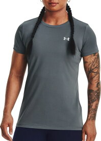 【送料無料】 アンダーアーマー レディース シャツ トップス Under Armour Women's Tech Twist T-Shirt Gravel/Metallic Silver