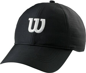 �E�B���\�� ���f�B�[�X �A�N�Z�T���[ �X�q �L���b�v Wilson Ultralightennis Cap Black �u���b�N