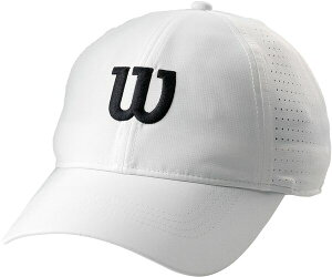�E�B���\�� ���f�B�[�X �A�N�Z�T���[ �X�q �L���b�v Wilson Ultralightennis Cap White �z���C�g