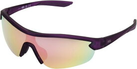 【送料無料】 DSG レディース サングラス・アイウェア アクセサリー DSG Semi Rim Wrap Around Sunglasses Purple