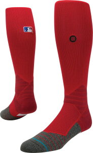 �X�^���X ���f�B�[�X �A���_�[�E�F�A �C�� Stance Adult MLB Diamond Pron-Field Baseball Socks Red ���b�h