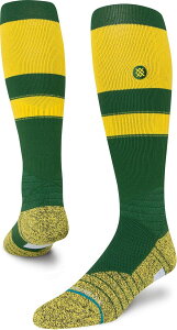 �X�^���X ���f�B�[�X �A���_�[�E�F�A �C�� Stance Adult Stripe On-Field Baseball Socks Green �O���[��