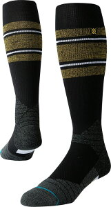 �X�^���X ���f�B�[�X �A���_�[�E�F�A �C�� Stance Adult MLB Diamond Pro Stripe On-Field Baseball Socks Black/Yellow �u���b�N