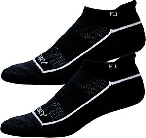 yz tbgWC fB[X C A_[EFA FootJoy Women's ProDry Roll Tab Golf Socks - 2Pack Black