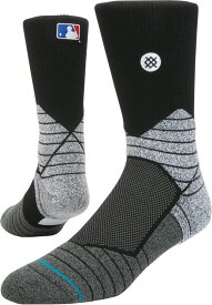 【送料無料】 スタンス メンズ 靴下 アンダーウェア Stance Adult MLB Diamond Pro Crew On-Field Baseball Socks Black