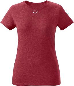 yz G{V[h fB[X Vc gbvX EvoShield Women's Heather Short Sleeve T-Shirt Cardinal