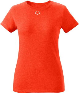 yz G{V[h fB[X Vc gbvX EvoShield Women's Heather Short Sleeve T-Shirt Orange