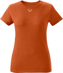 yz G{V[h fB[X Vc gbvX EvoShield Women's Heather Short Sleeve T-Shirt Texas Orange