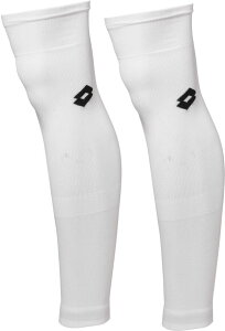���b�g ���f�B�[�X �A���_�[�E�F�A �C�� Lotto Soccer Leg Sleeve 2 Pack Pure White �z���C�g