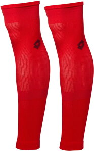 ���b�g ���f�B�[�X �A���_�[�E�F�A �C�� Lotto Soccer Leg Sleeve 2 Pack Red ���b�h